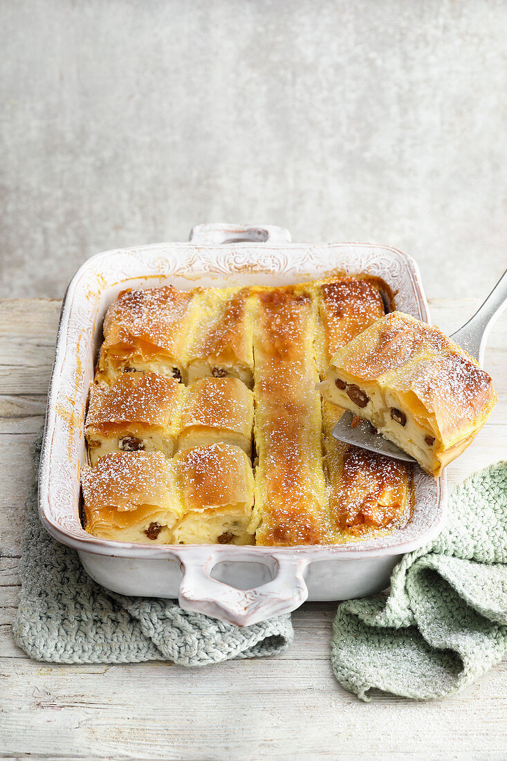 Austrian milk-cream strudel