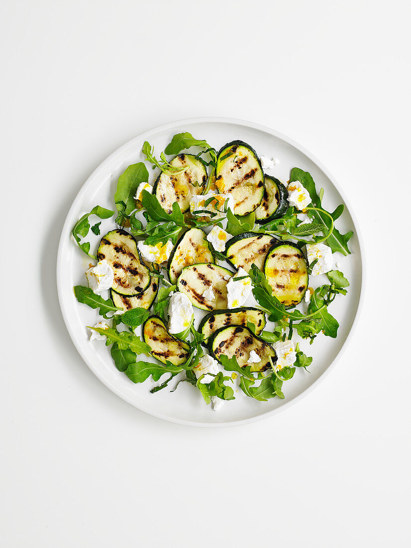 Zesty courgette salad