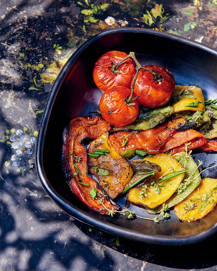 Legumes grillees barbecue