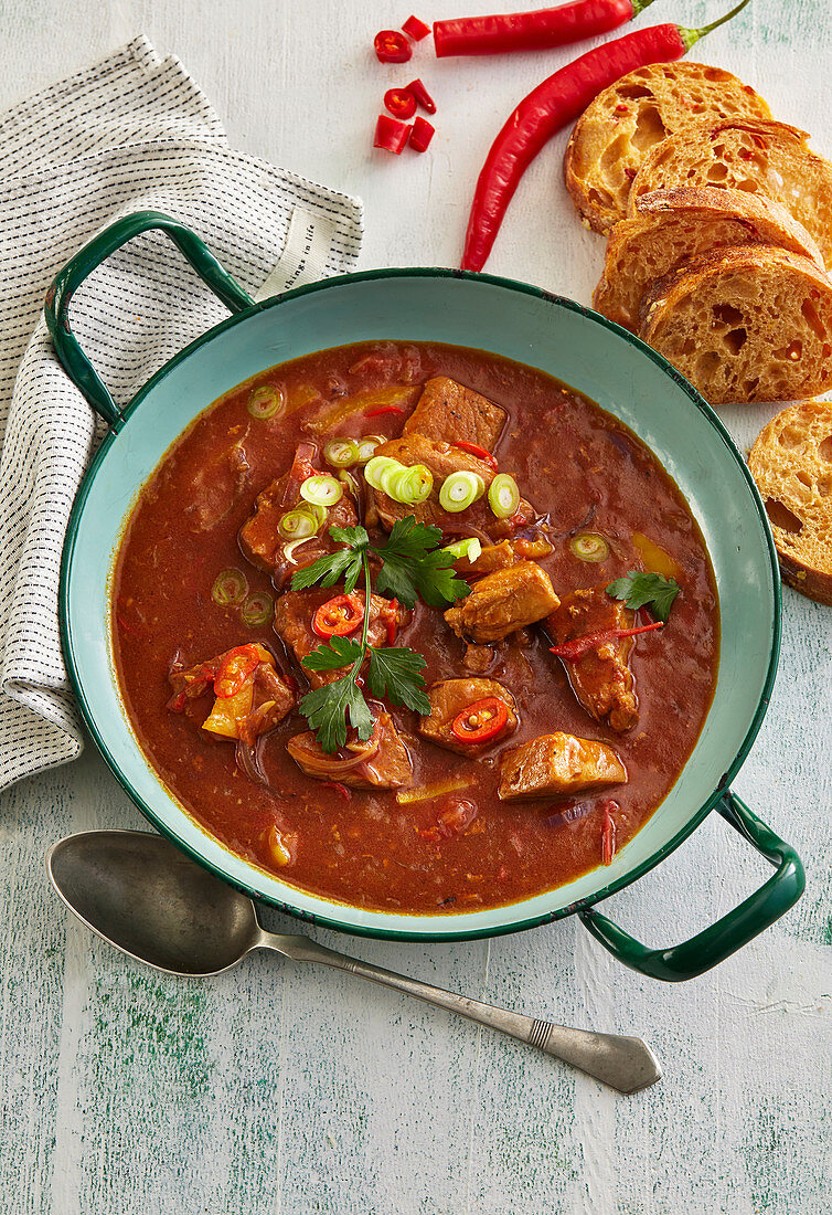 Pörkölt with pork (Hungary)