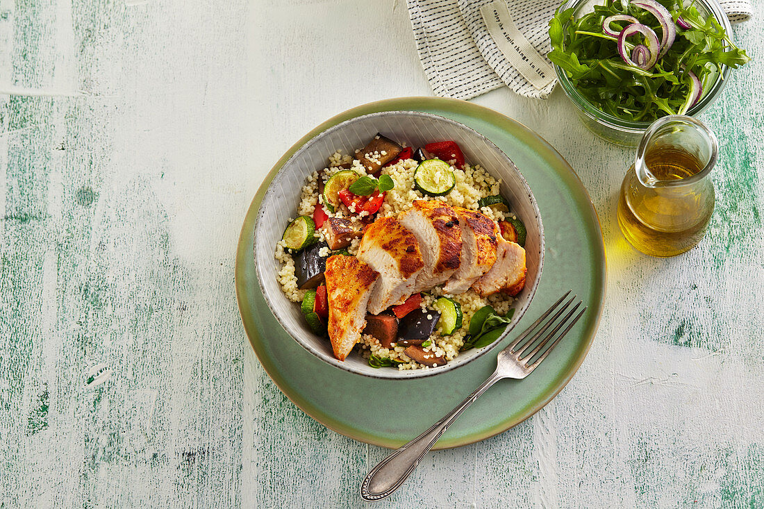 Couscous mit Huhn und Gemüse