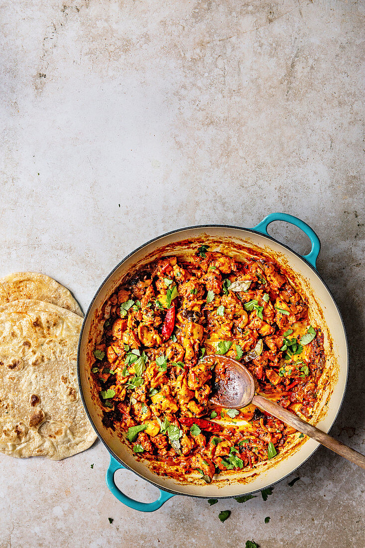 Chettinad chicken fry (India)