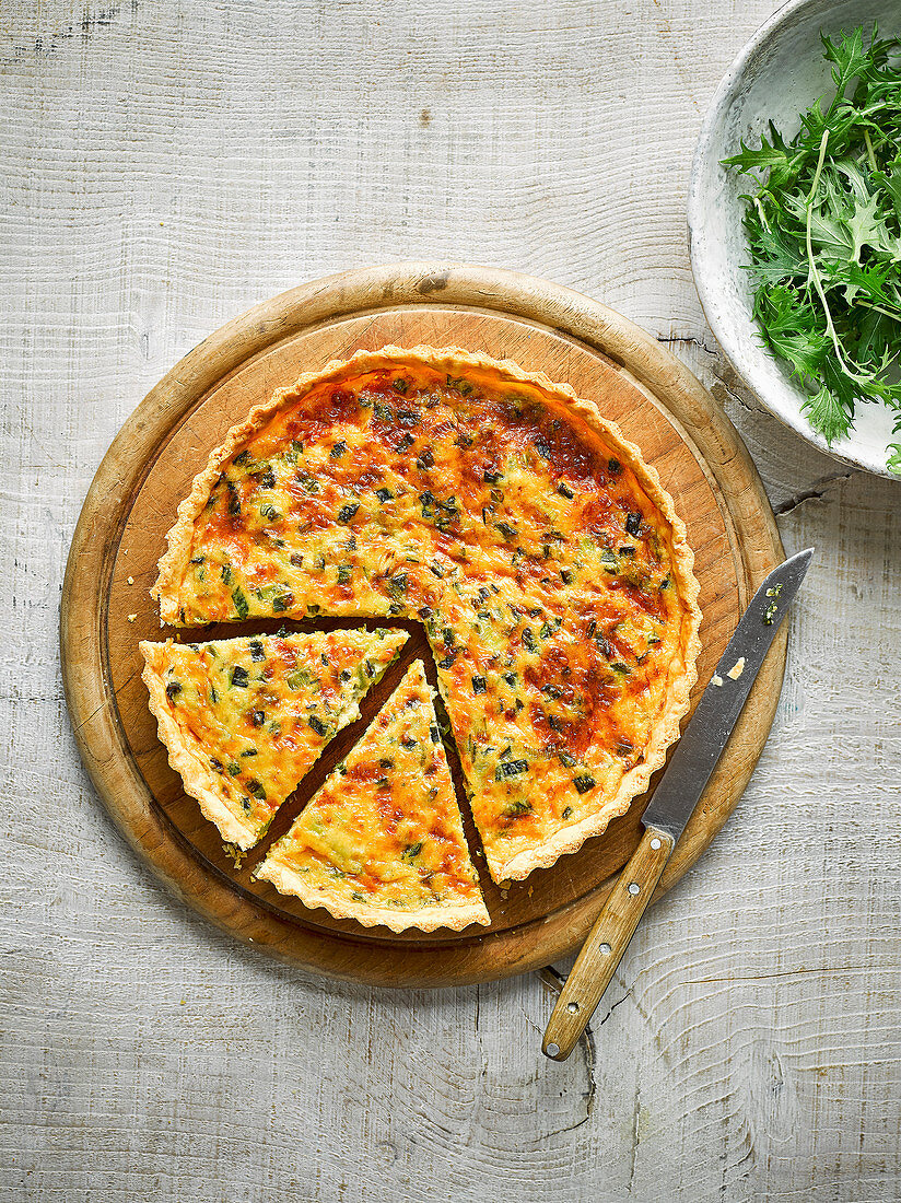 Cheese and Onion Quiche