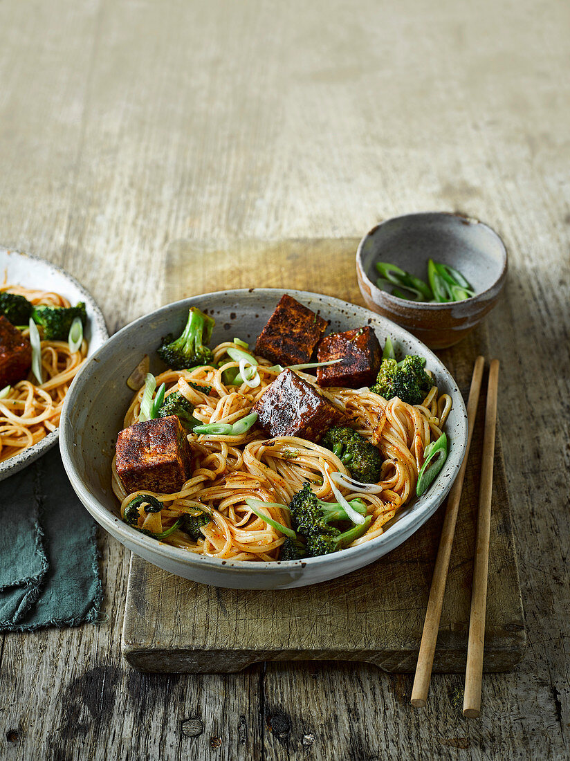 Healthy Five Spice Tofu Noodles