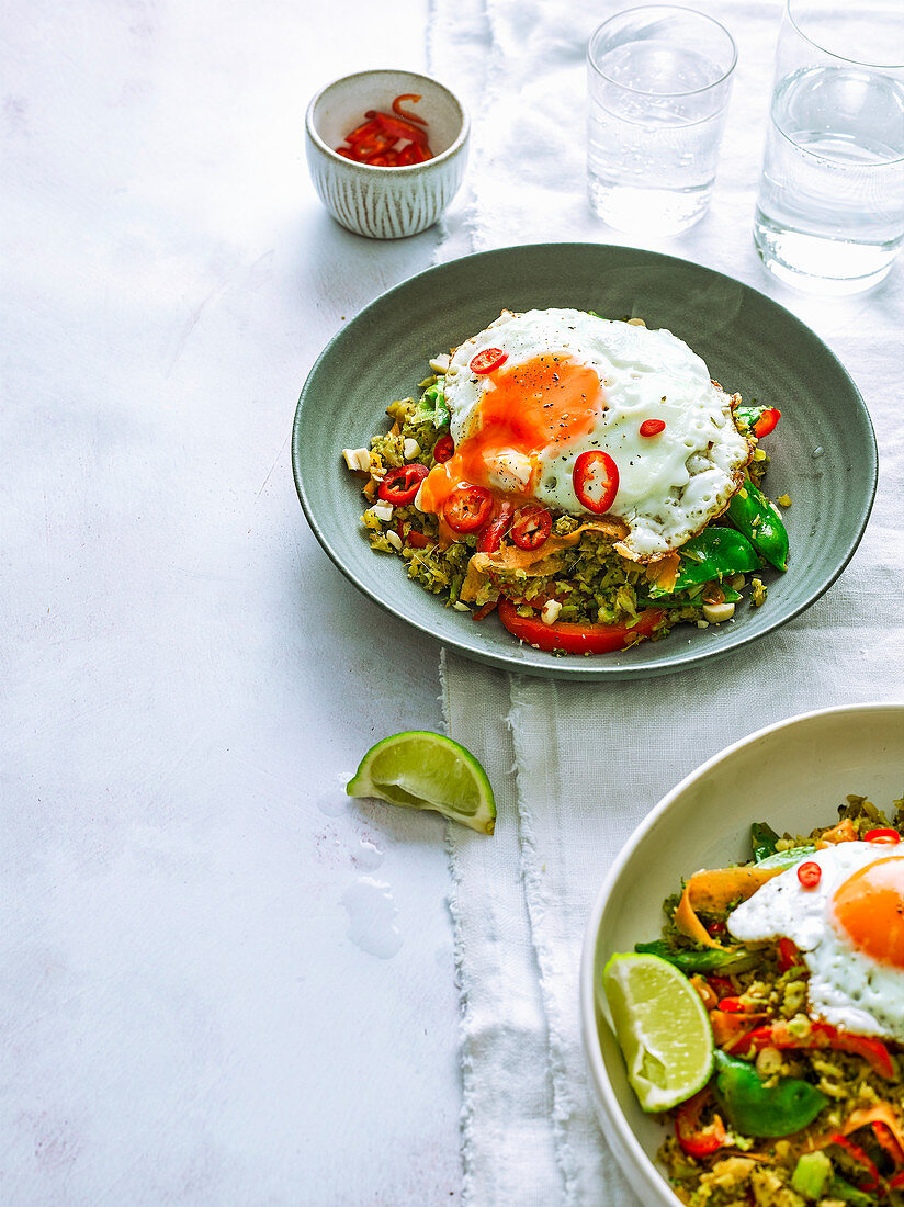 Thai-style broccoli fried rice