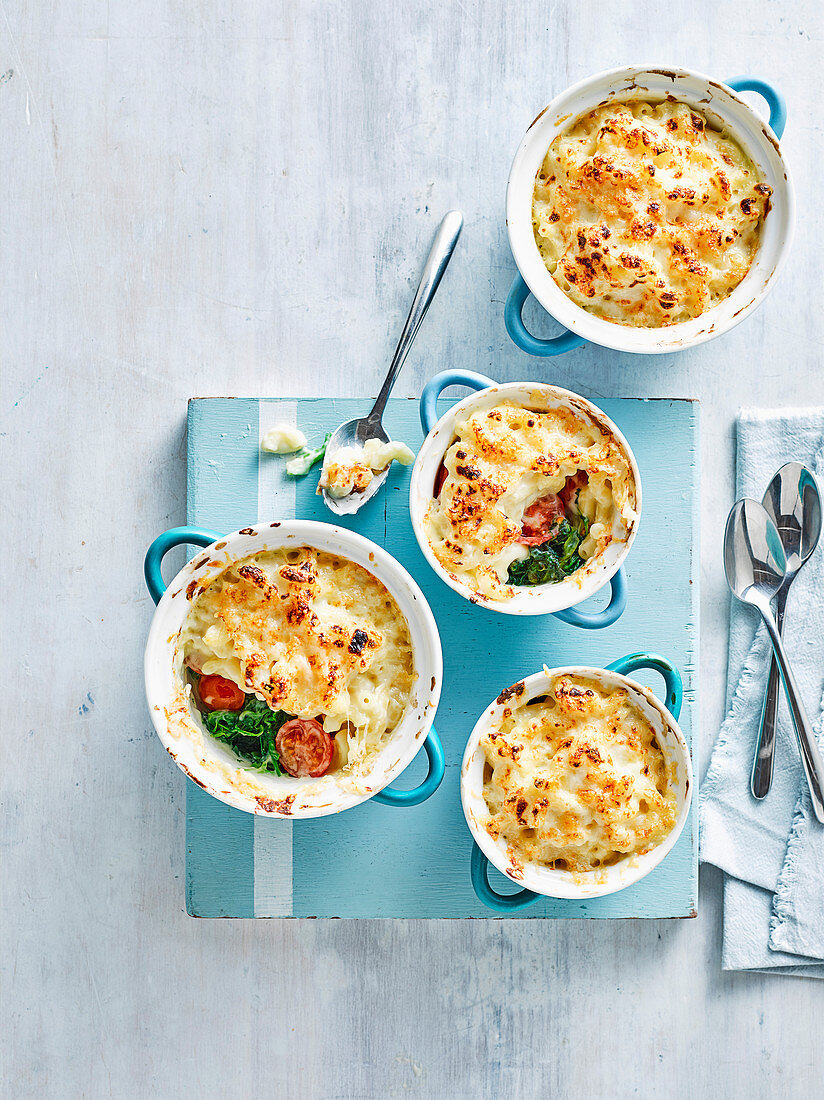 Macaroni cheese with veg