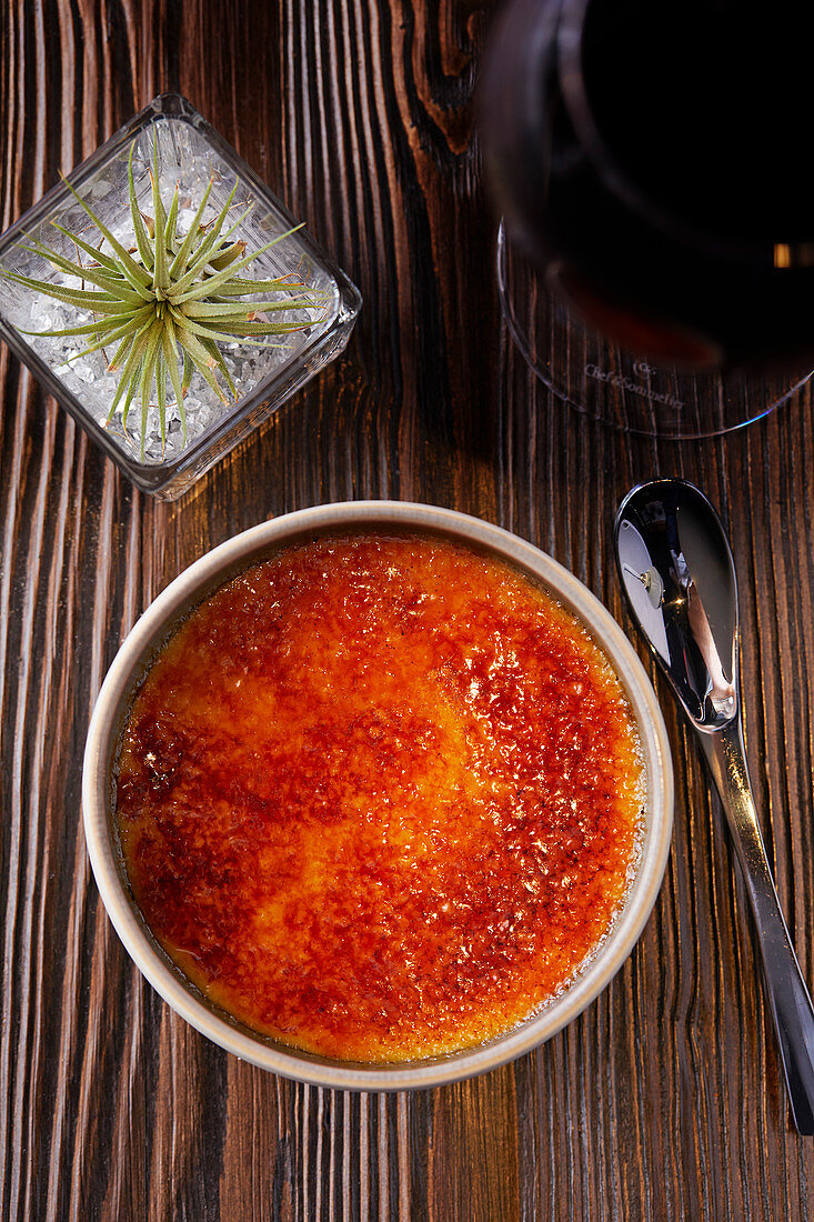 Crème brûlée mit Yuzu