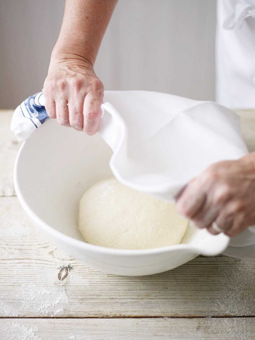 Preparing bread dough