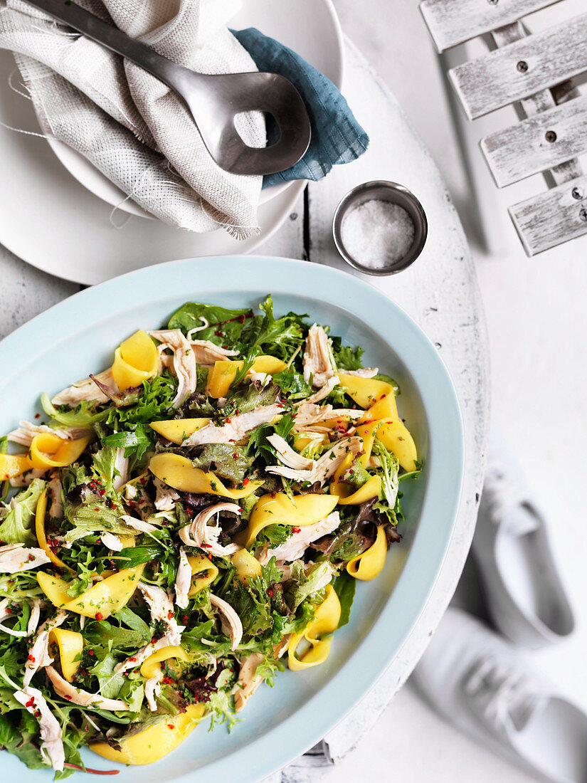 Chicken and mango salad