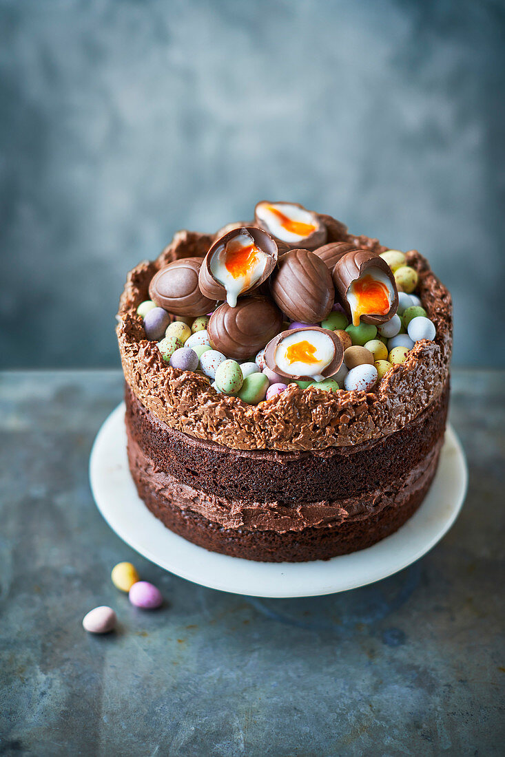 Easter nest cake