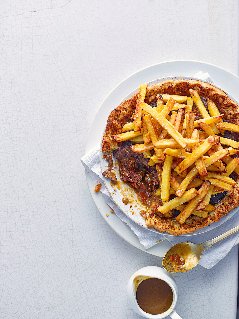 Steak And Chips Pie (England)