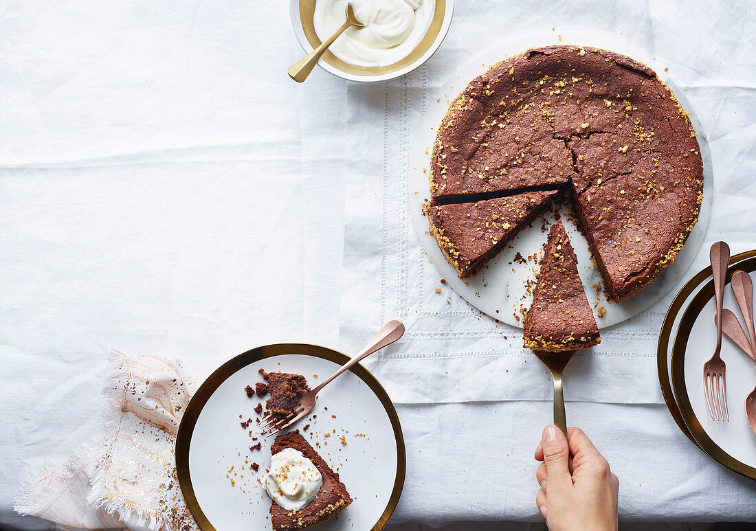 Schokoladen-Malz-Kuchen