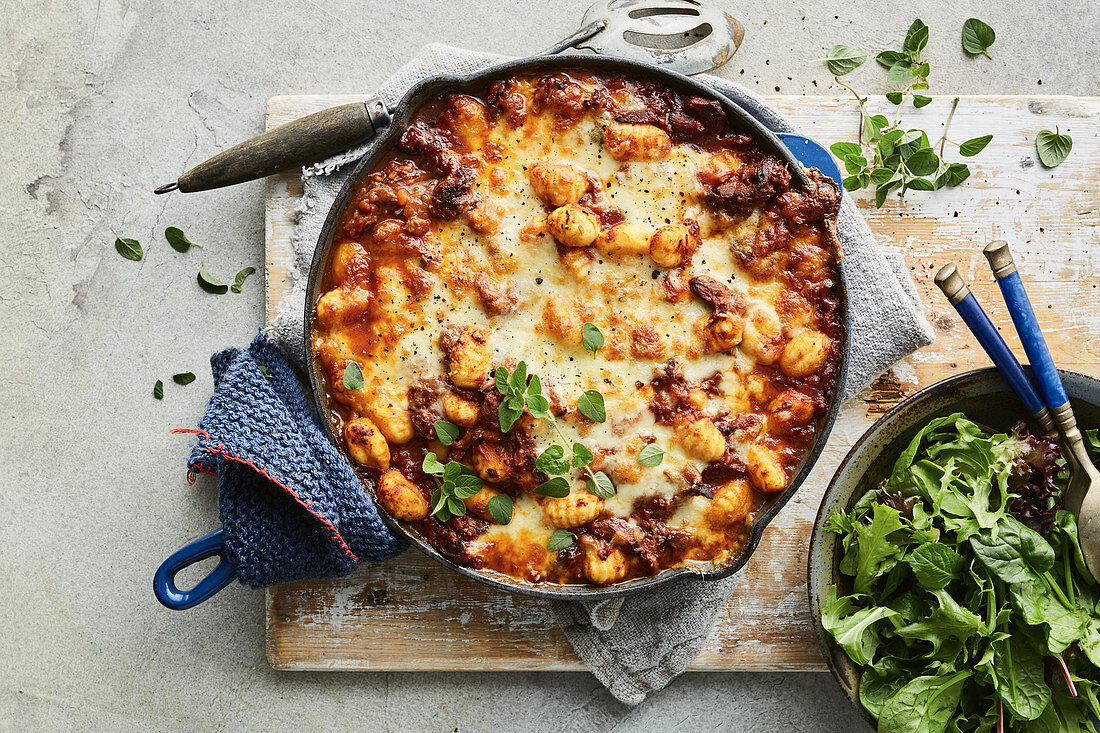 One-pan beef and gnocchi ragu