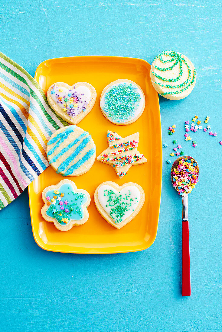 Glazed cookies