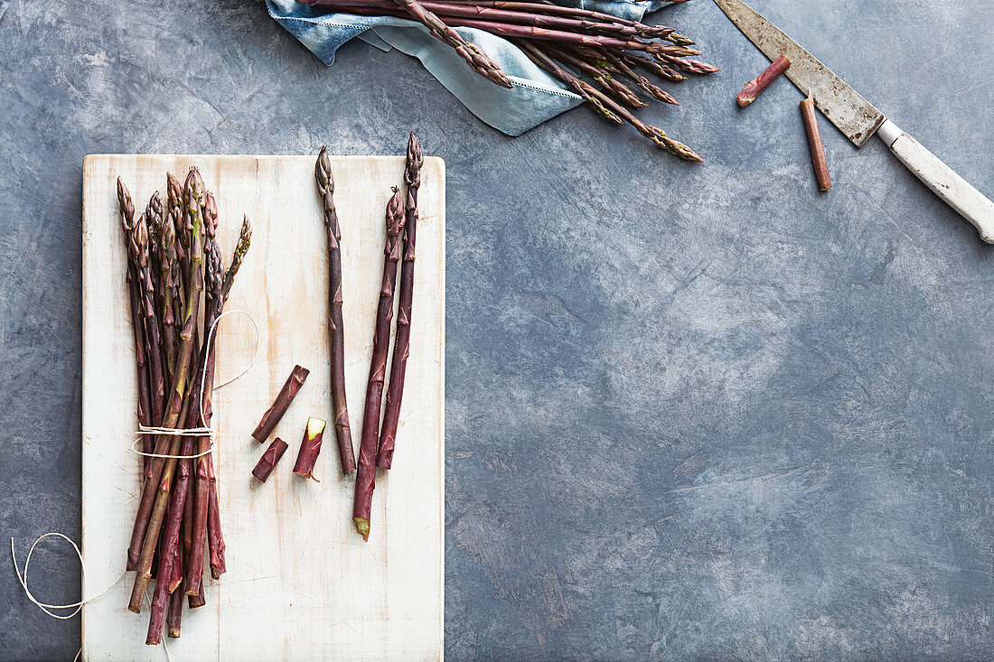 Purple asparagus