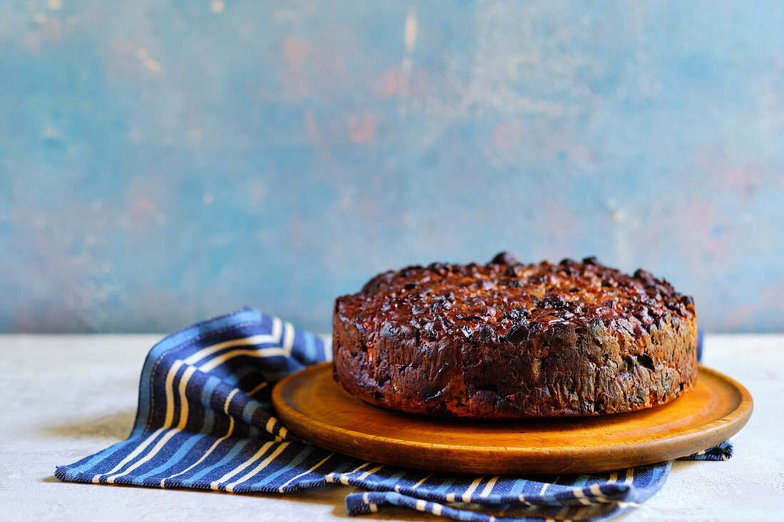 Parsnip, pecan and date cake