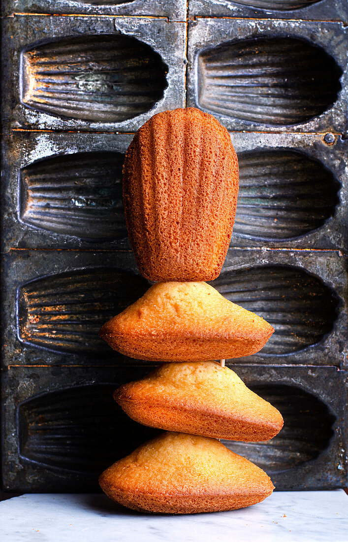 Stack of French Madeleines