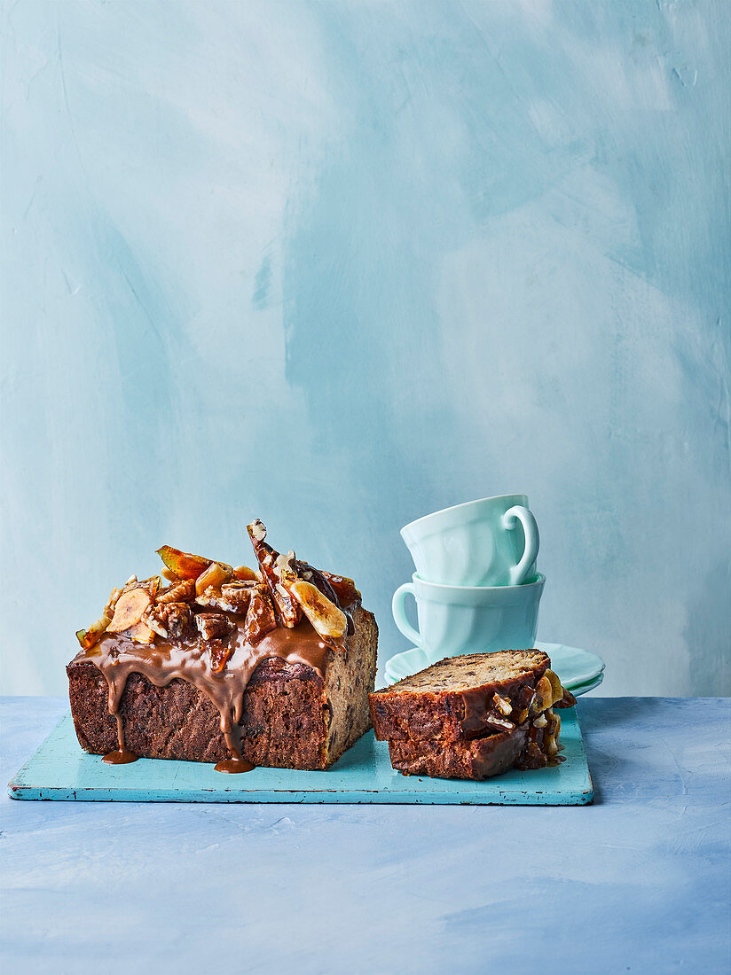 Sticky toffee banana bread