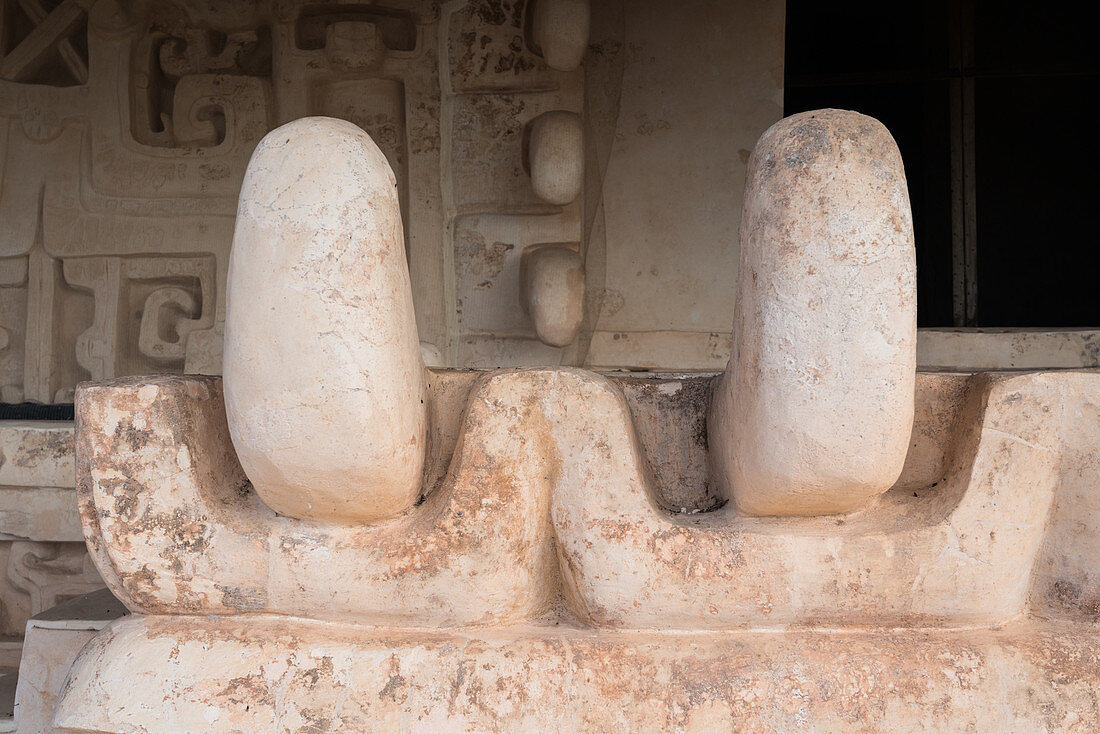 Doorway of El Trono Temple, Ek Balam, Mexico