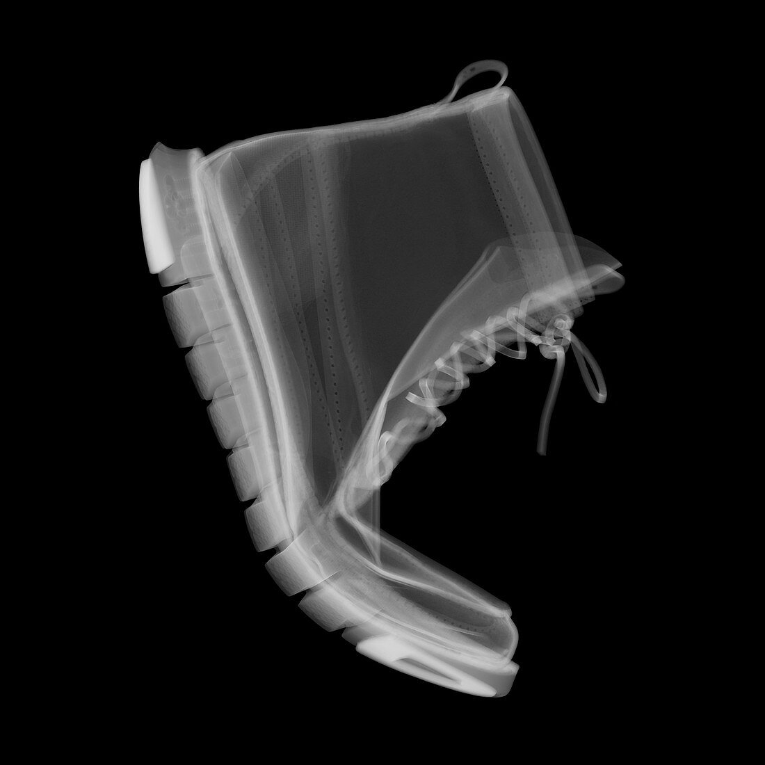 Flexing boot, X-ray
