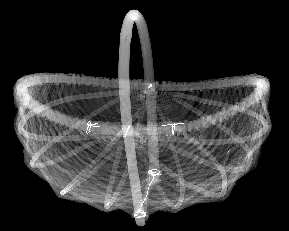 Woven basket, X-ray