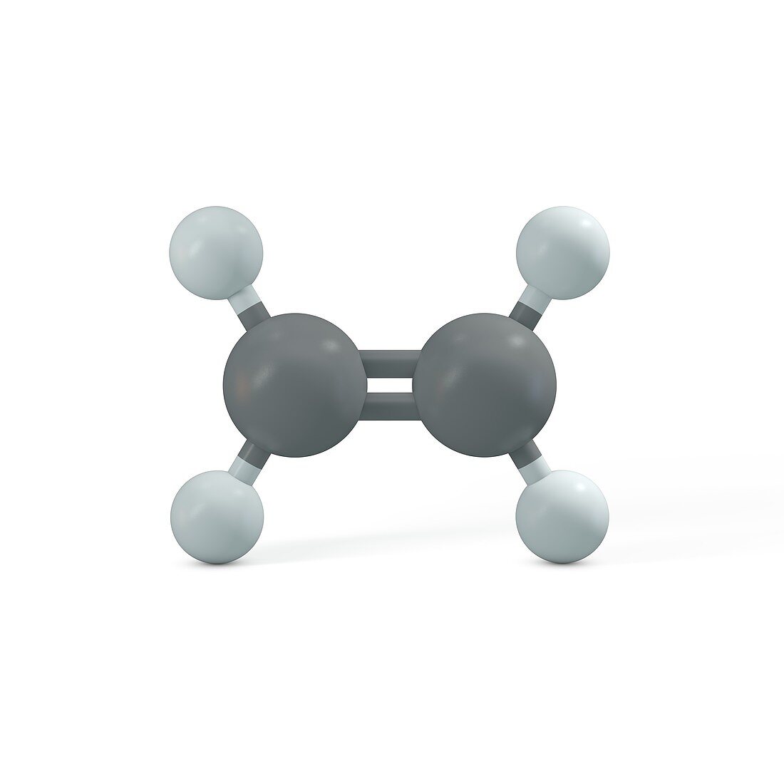 Ethene molecule, illustration