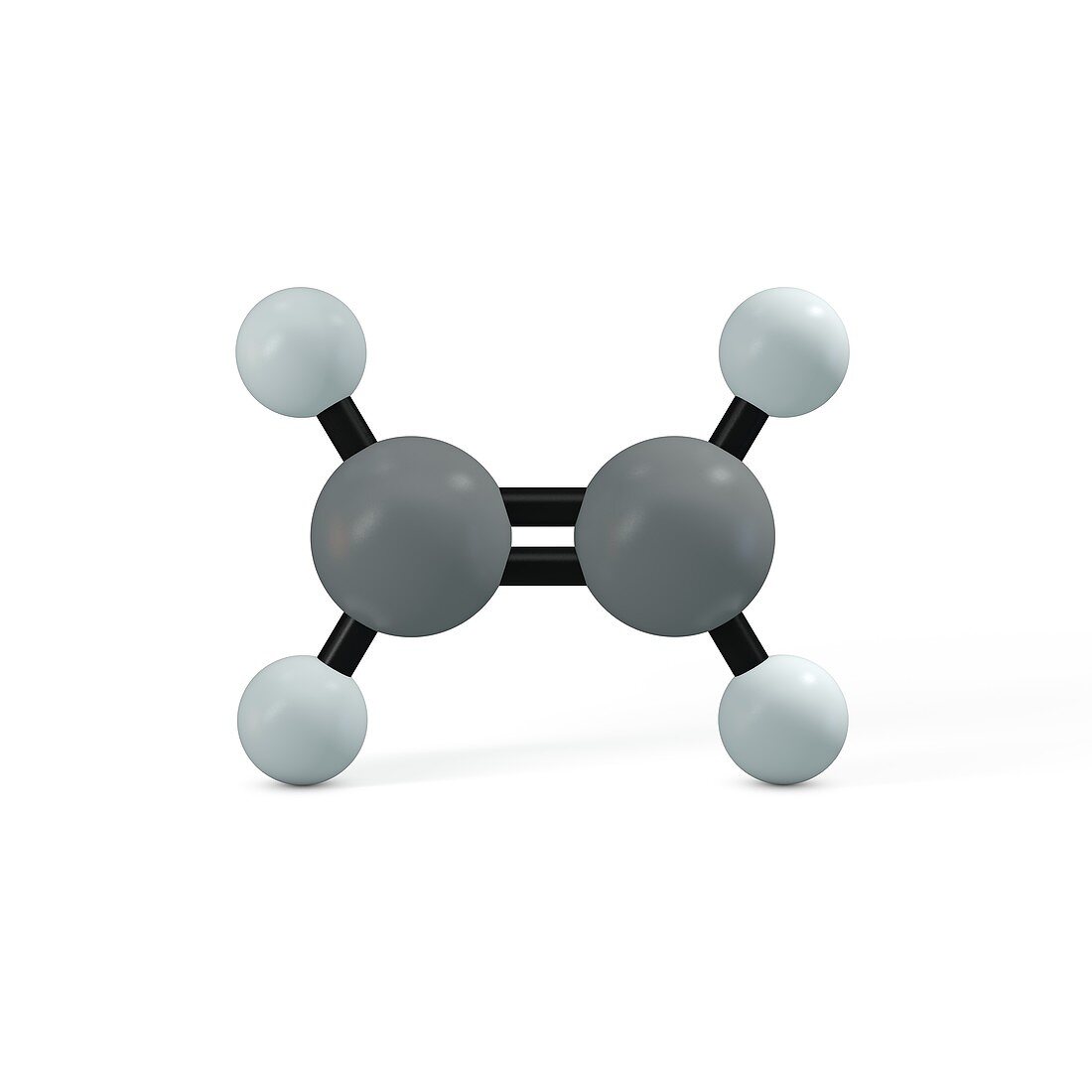 Ethene molecule, illustration