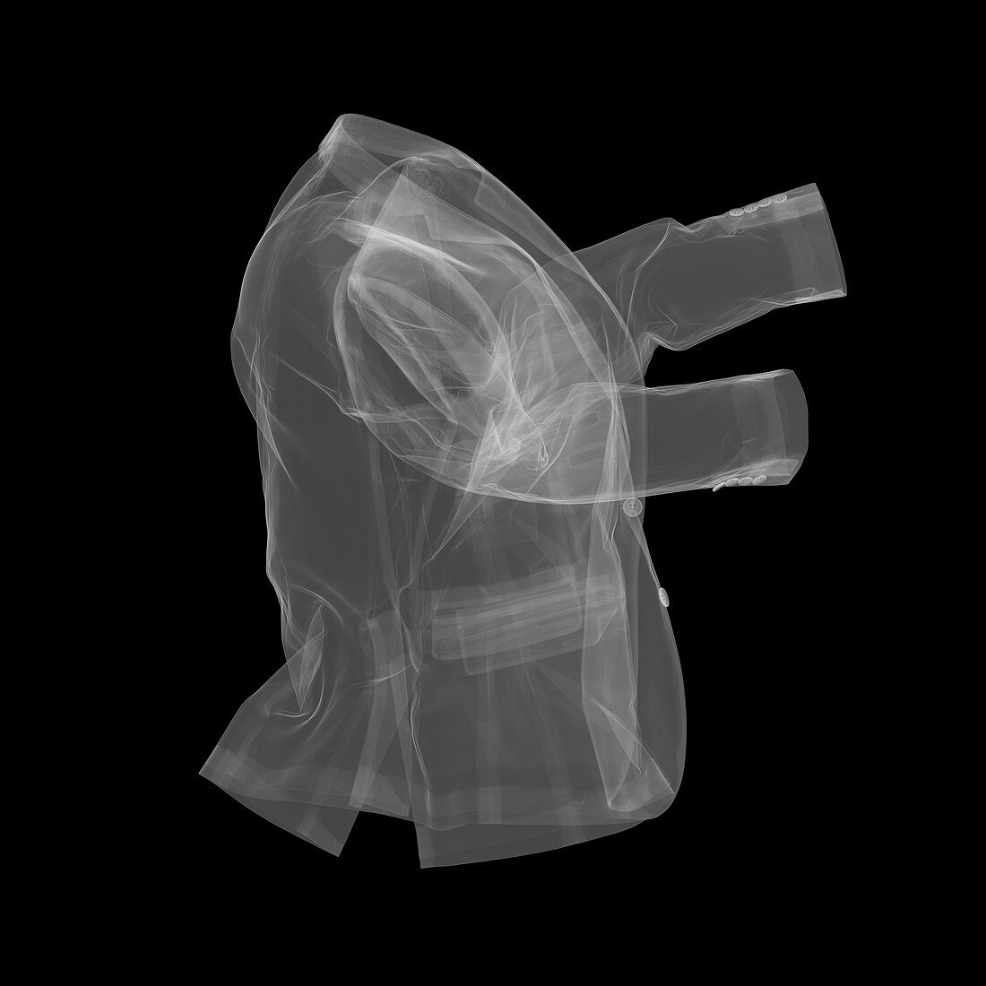 Suit jacket, X-ray