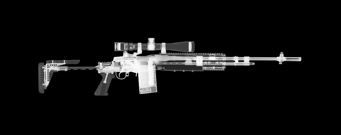 M14 EBR enhanced battle rifle, X-ray