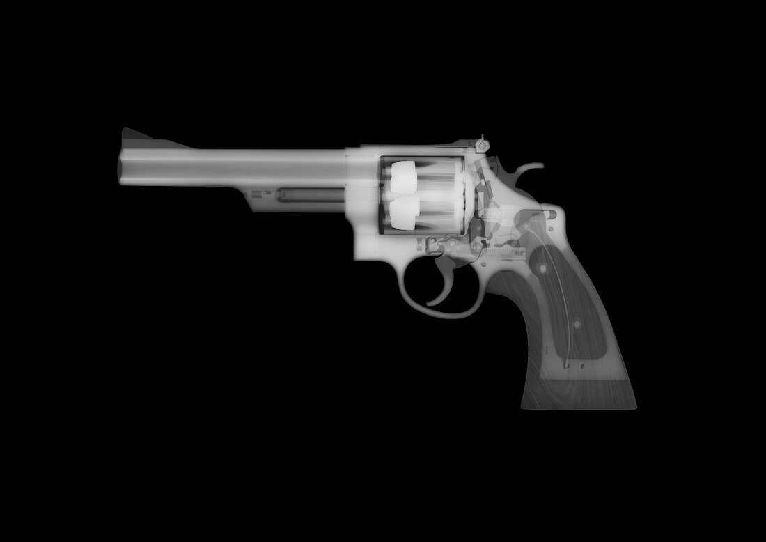 Magnum hand gun, X-ray