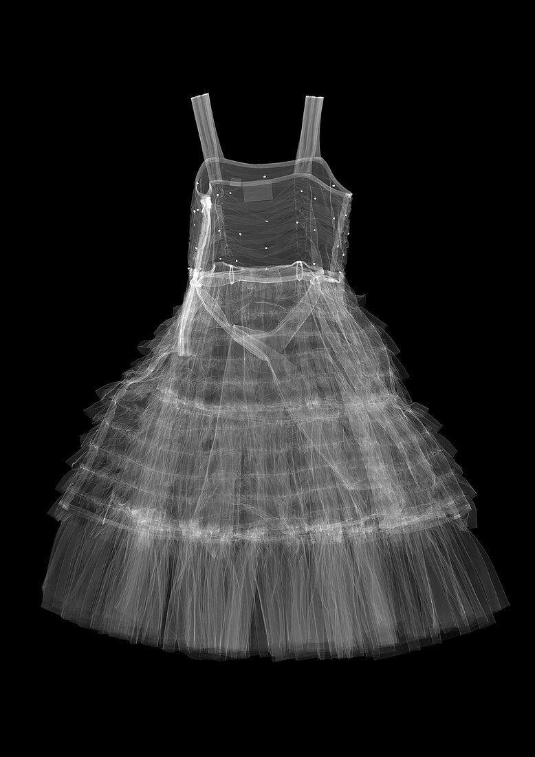 Child's dress, X-ray