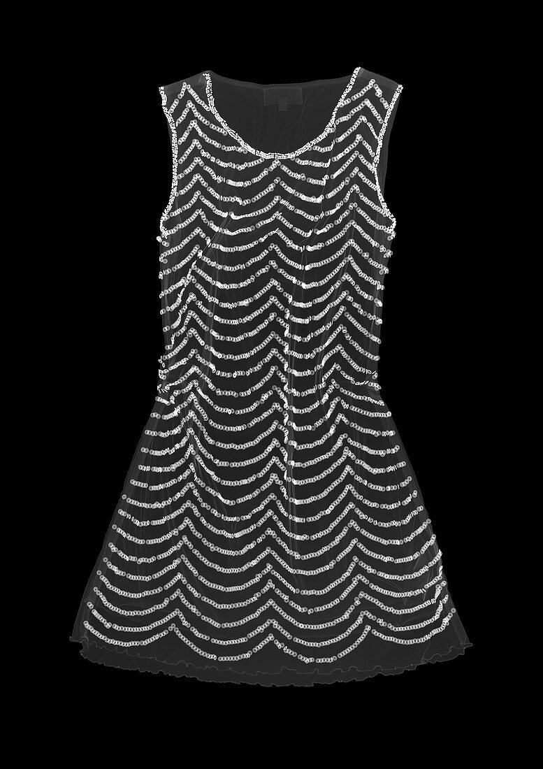 Sequin dress, X-ray