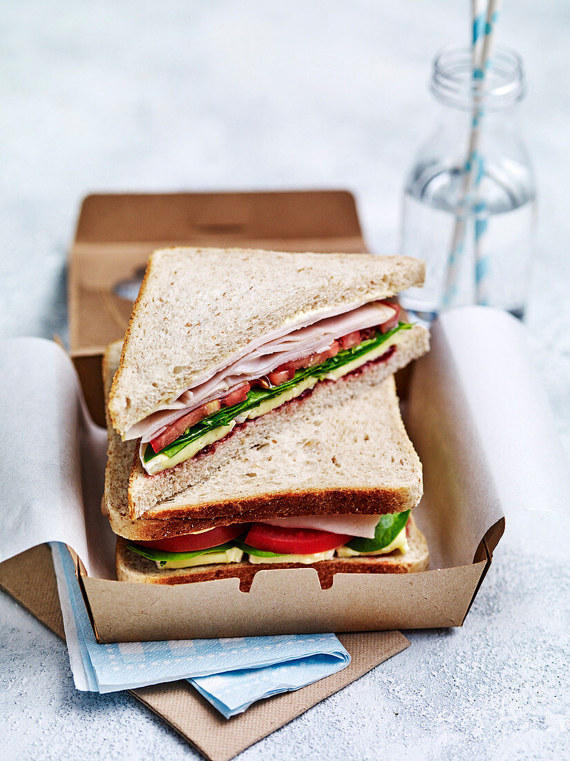 Smoked Turkey and Brie Sandwiches