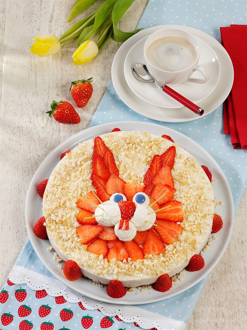 Ricotta rabbit cake