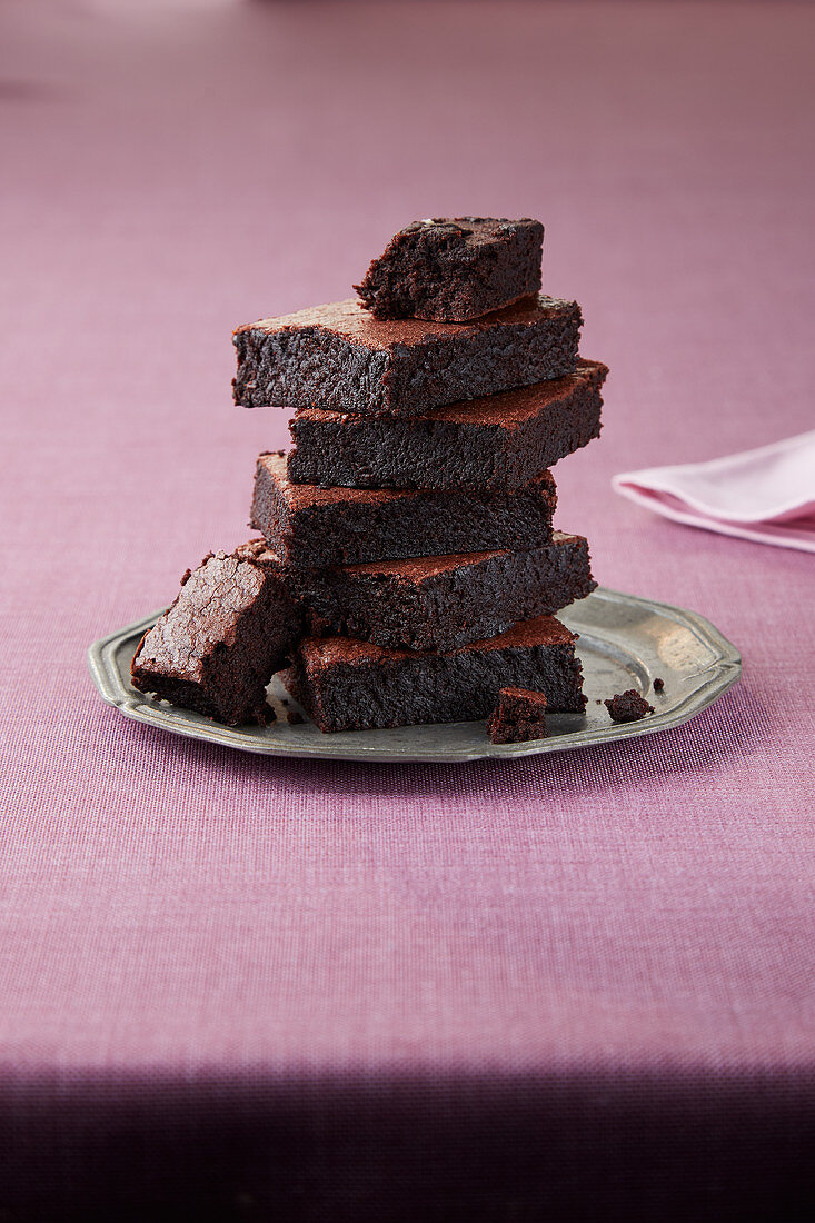 Mendiant-style brownies