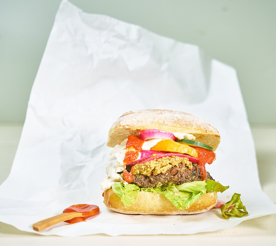 Takeout Veggie Burger