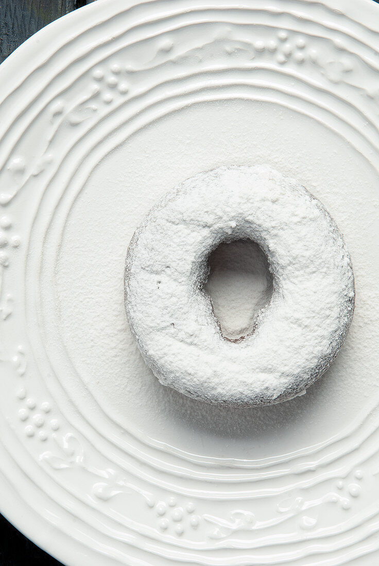Loukoumades - Greek powdered doughnut