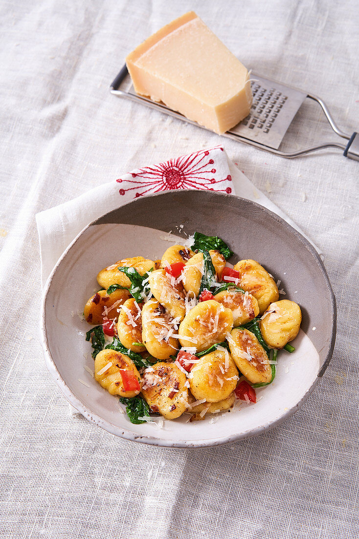 Gnocchi with spinach