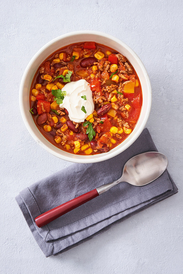 Mildes Chili con carne