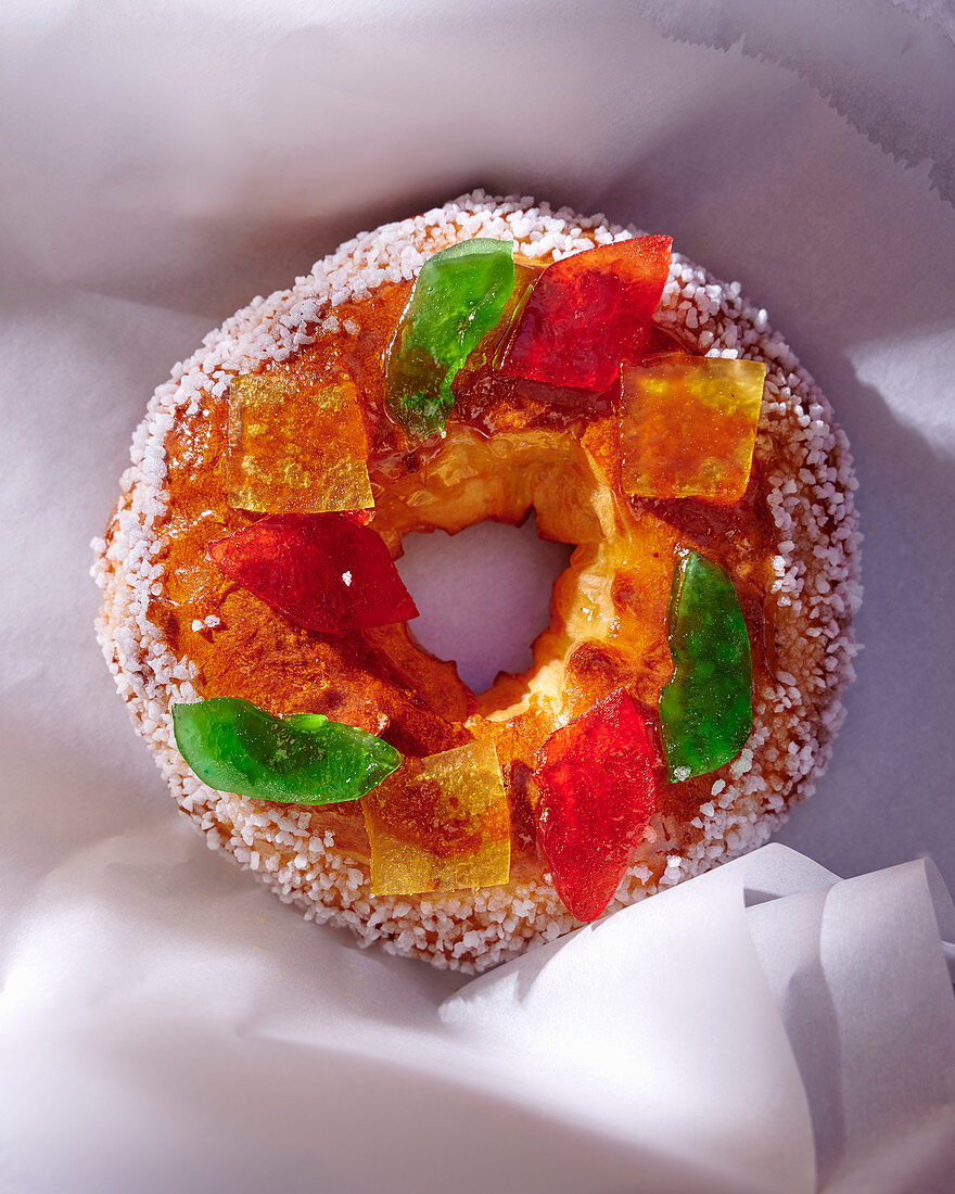 Couronne Bordelaise with candied fruits