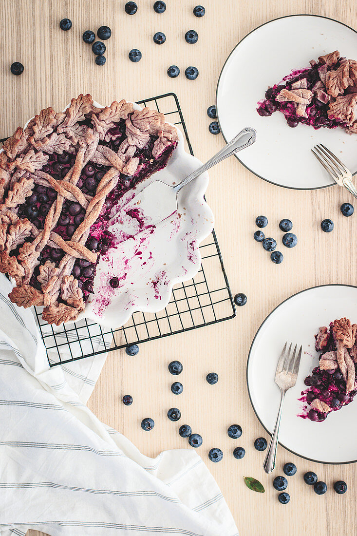 Blueberry pie