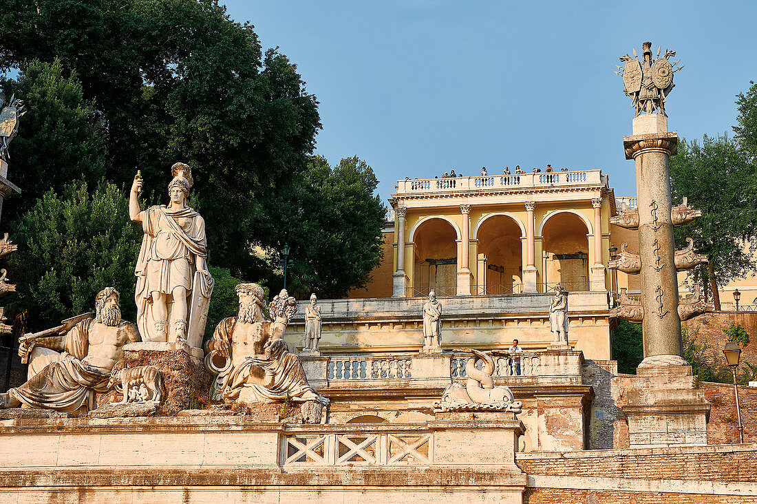 Piazza del Popolo, Rom, Italien