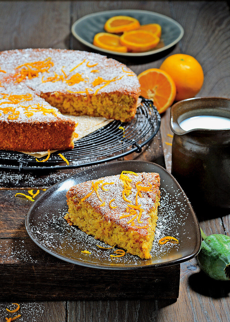 Spanischer Orangen-Mandelkuchen