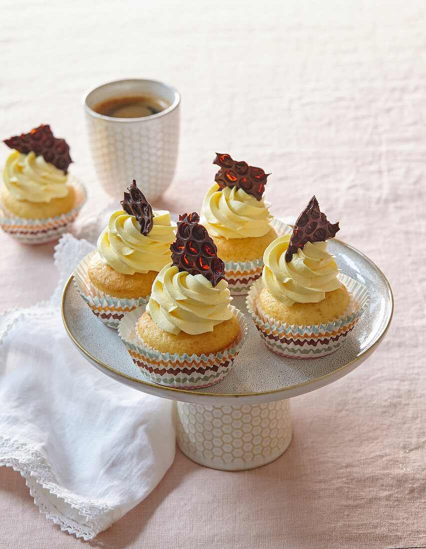 Cupcakes mit Honigcreme