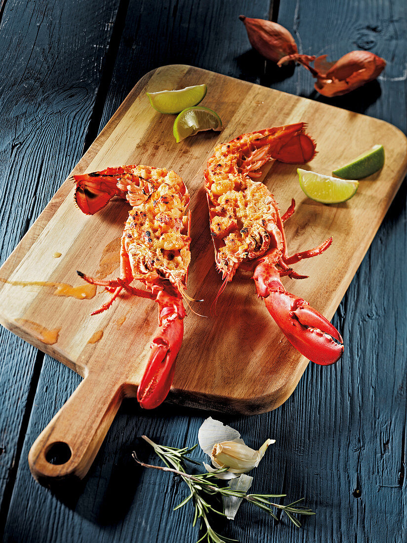 Lobster thermidor made in a Beefer