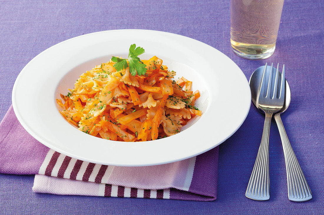 Austria pasta with herbs