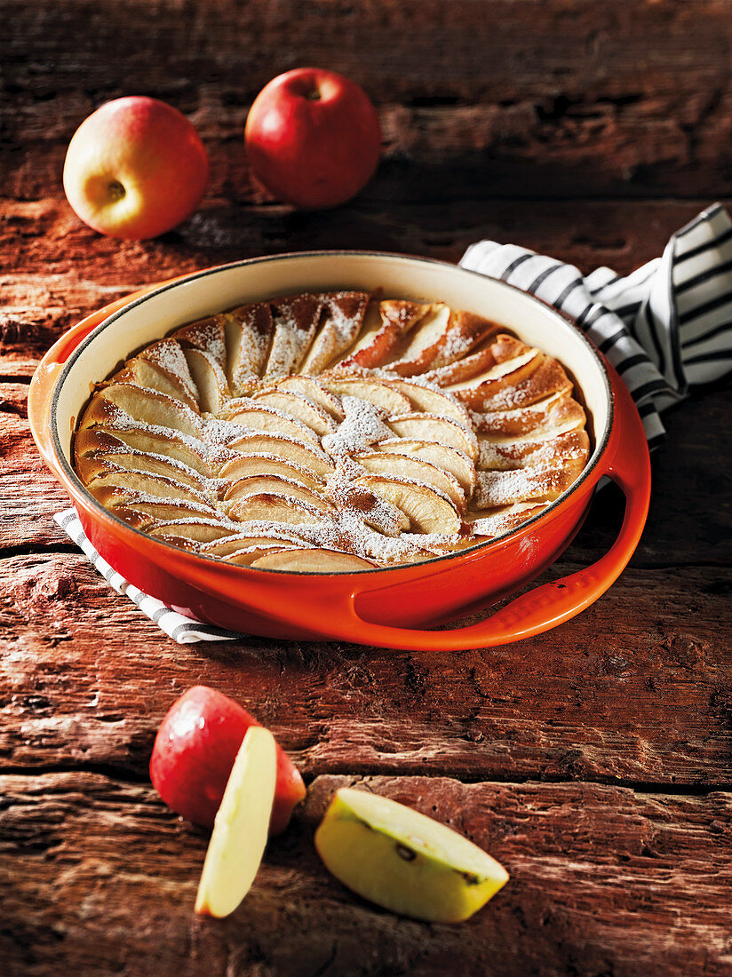 Styrian apple cake made in a Beefer