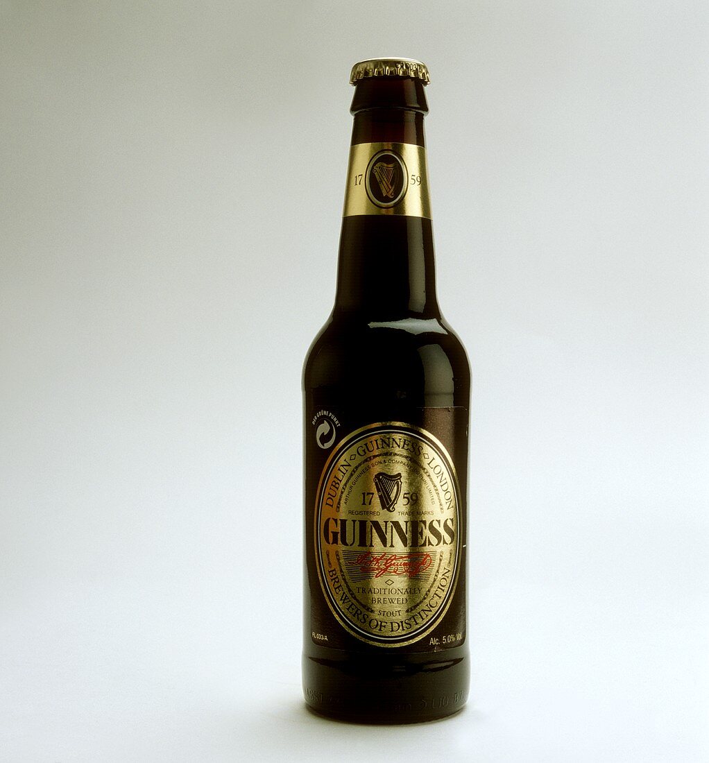 Eine Flasche Guinness