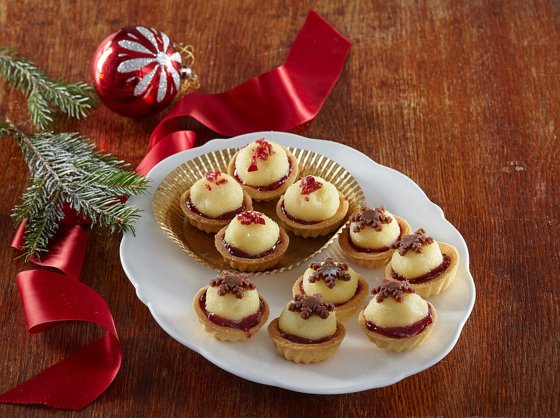 Mini Cupcakes mit zweierlei Füllungen