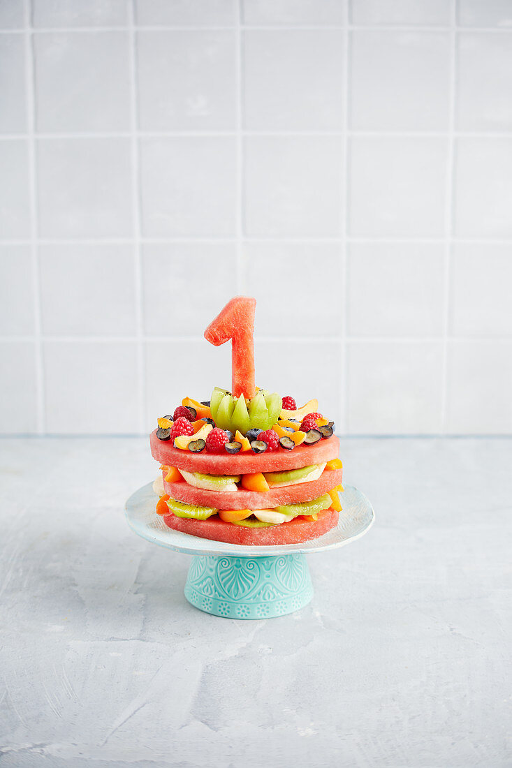 Fruchtige Melonentorte zum 1.Geburtstag